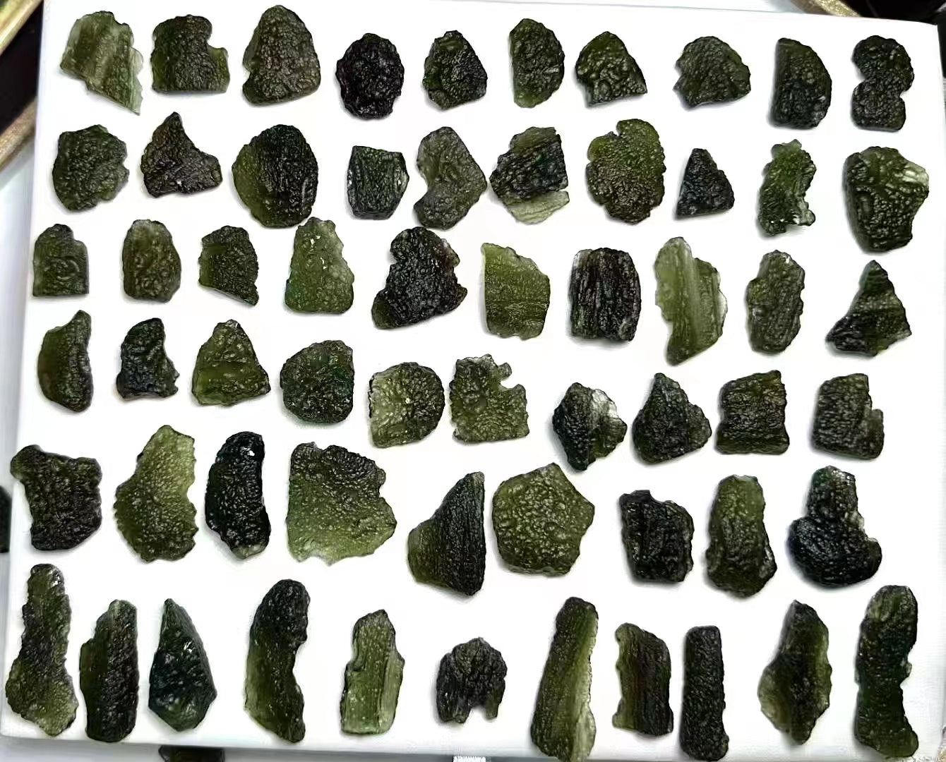 raw crystal moldavite