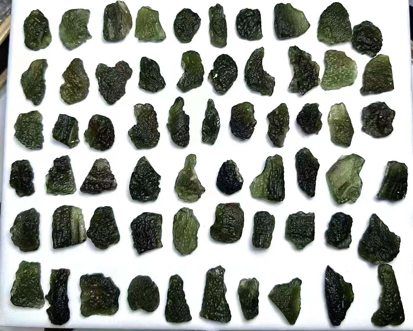 raw crystal moldavite