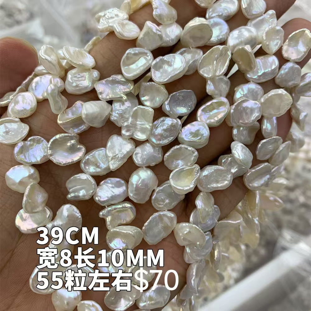Natural freshwater pearl irregular shaped semi-finished products