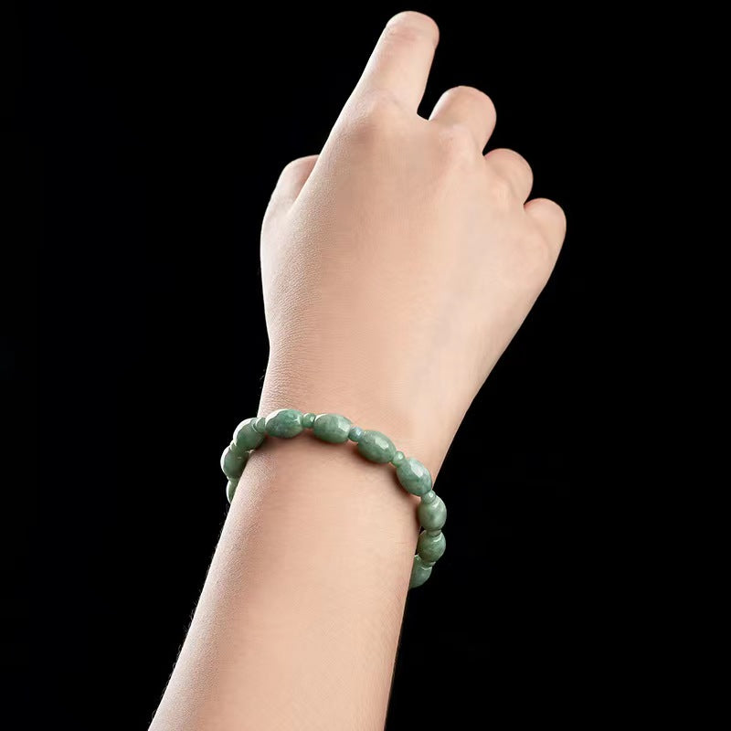 Wholesale Burmese jade passepartout bracelet