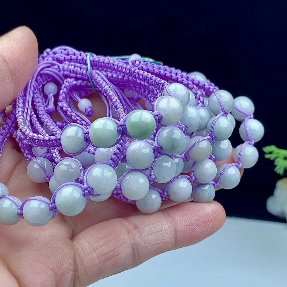 Custom jade braided bracelet Shamballa Rope bracelet String adjustable bracelet