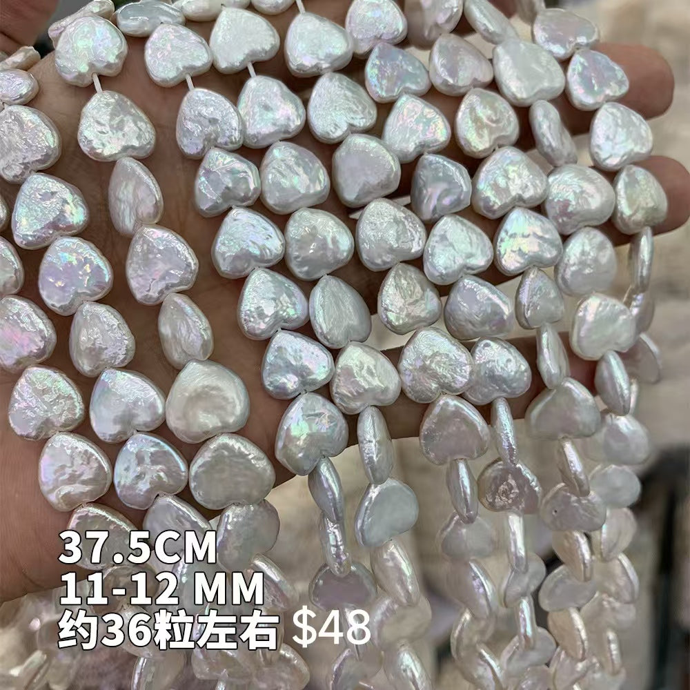 Natural freshwater pearl irregular shaped semi-finished products