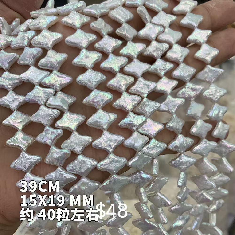 Natural freshwater pearl irregular shaped semi-finished products